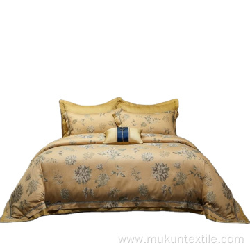 Professional solid yarn-dyed jacquards Luxury Bedding Set